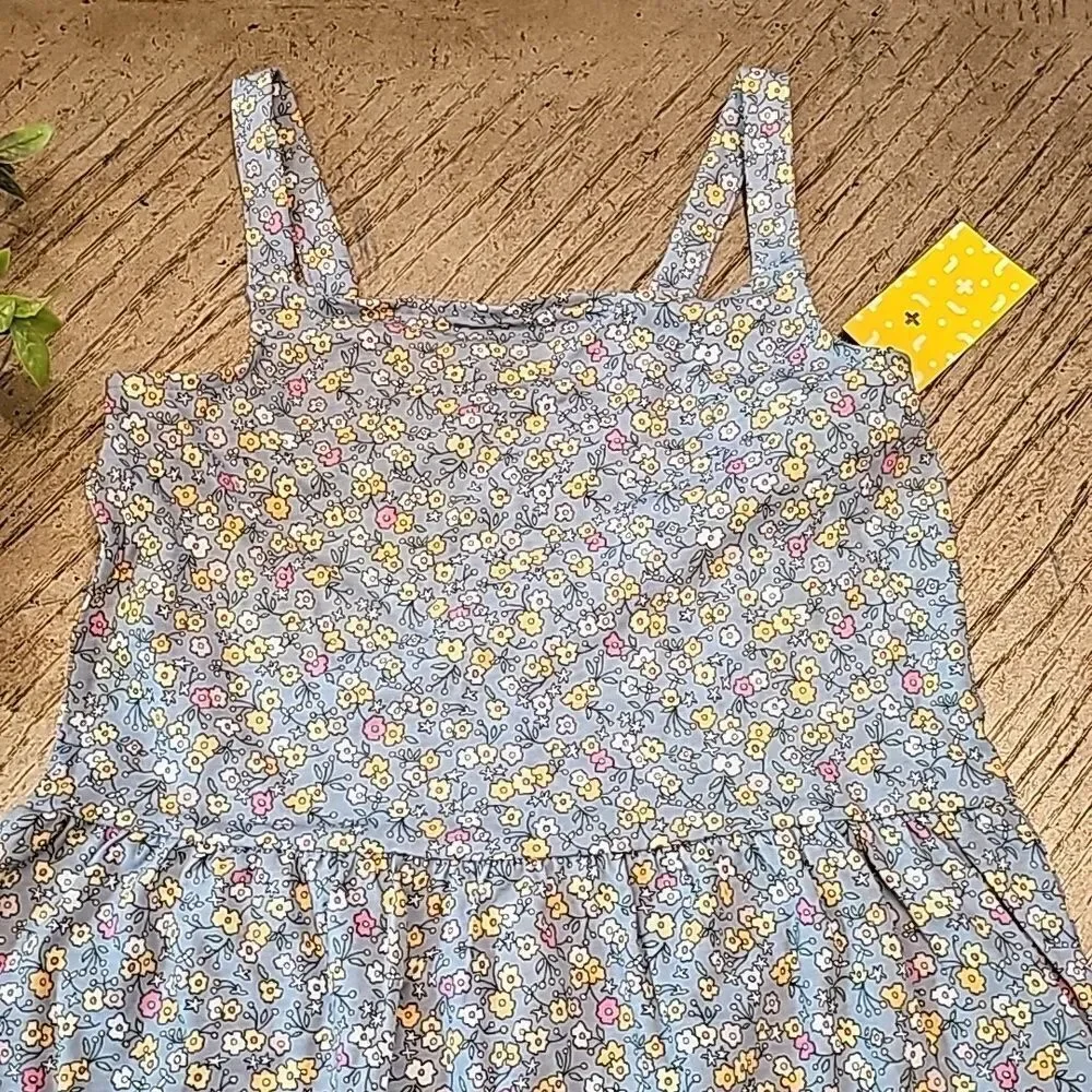 Cotton floral dress size M 8-10 NWT